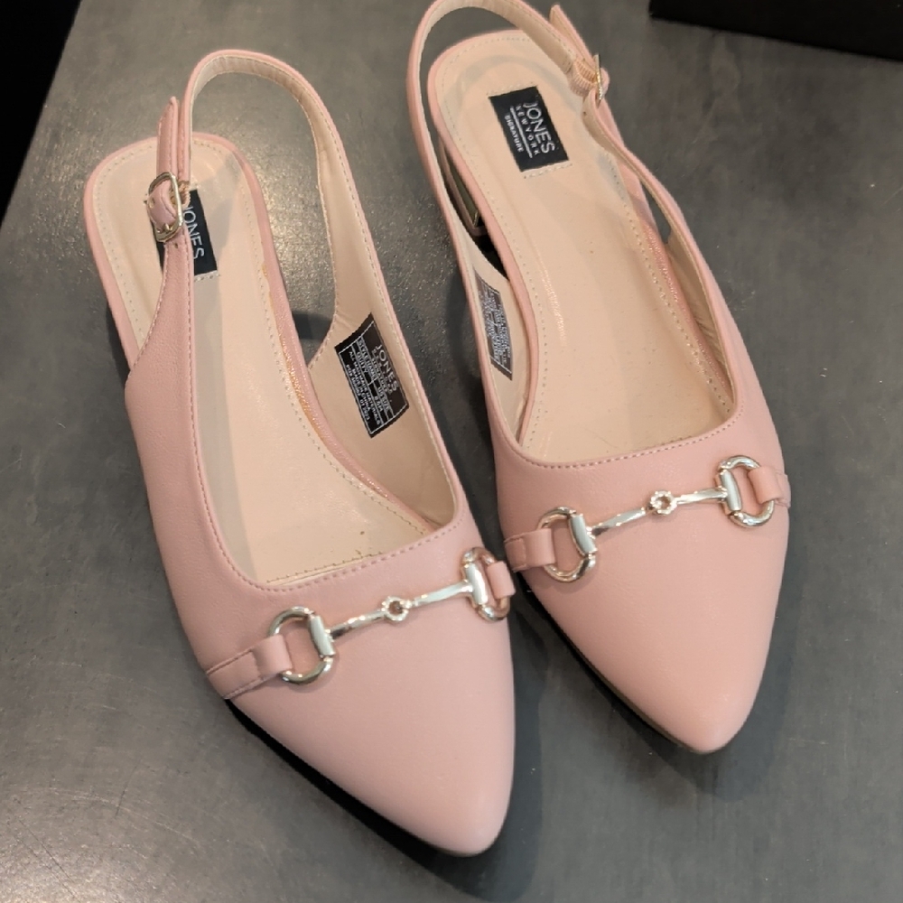 Jones New York Pink Slingback Flats